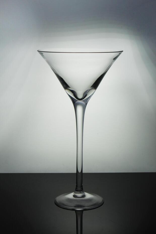 Crystal Handmade Large Martini Glass with Stand 1 Piece 642021 11186