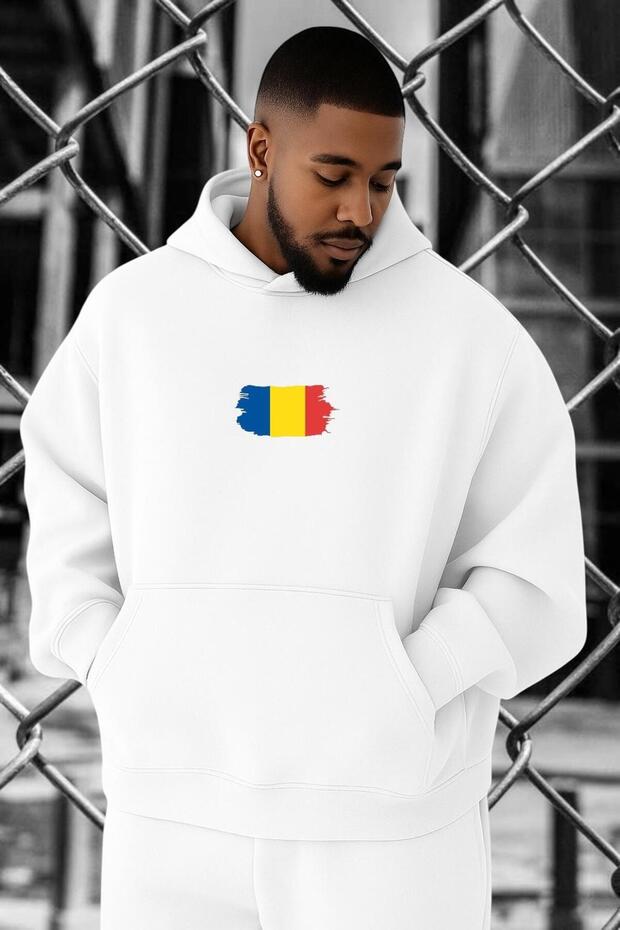 Romania Printed Oversized Sweatshirt