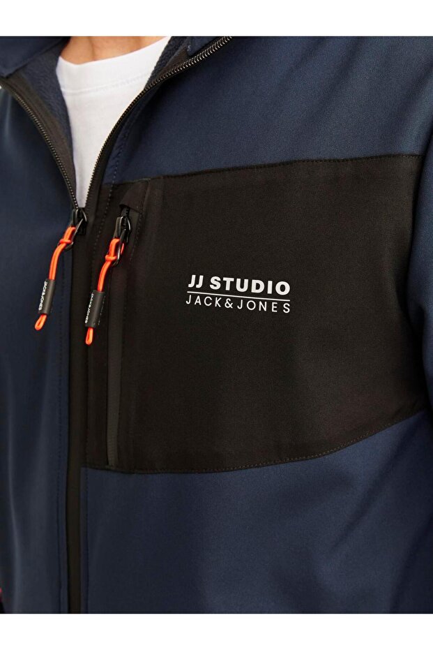JJTAYLOR SOFTSHELL JACKET Navy - 6