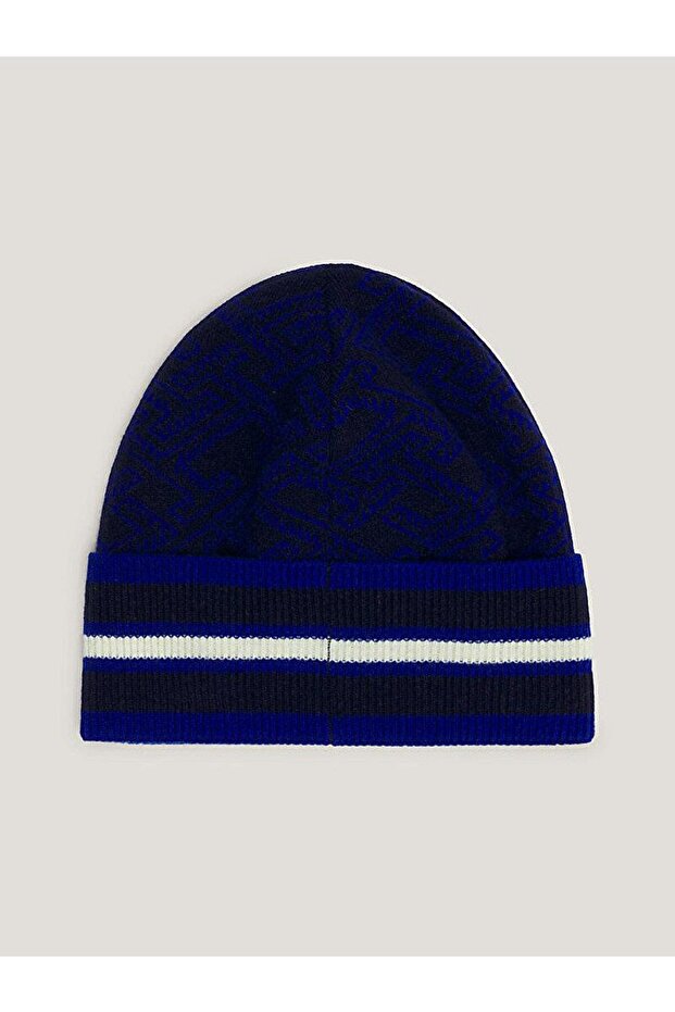 TH MONOGRAM AOP BEANIE - 2
