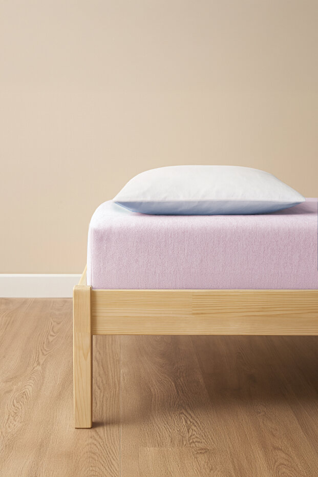 Single Fitted Sheet Dust Pink
