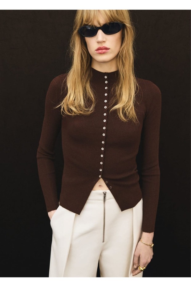 Fitilli dokuma hırka - 1