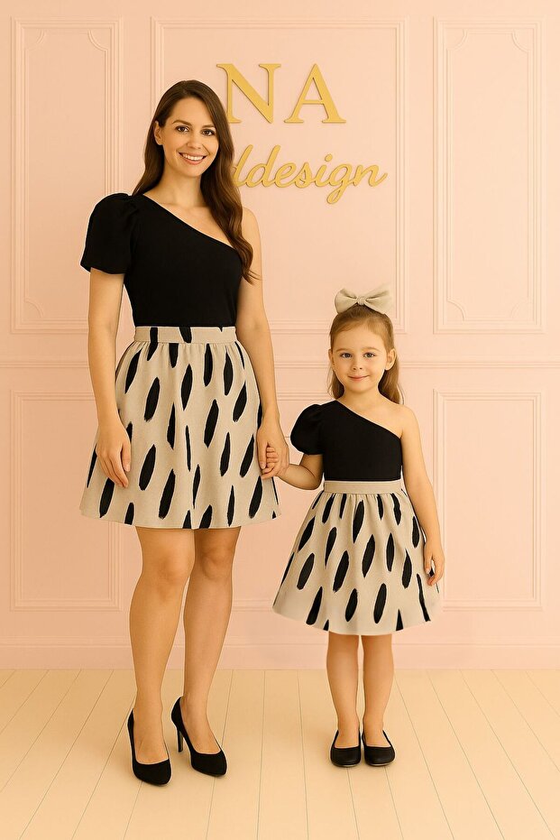 Mother Daughter Skirt Blouse Set, Mother Daughter Combination