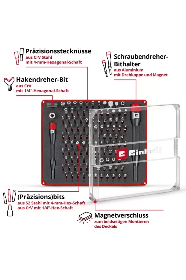 Hassas Bits Set 114 Parça - 49115040 - 3