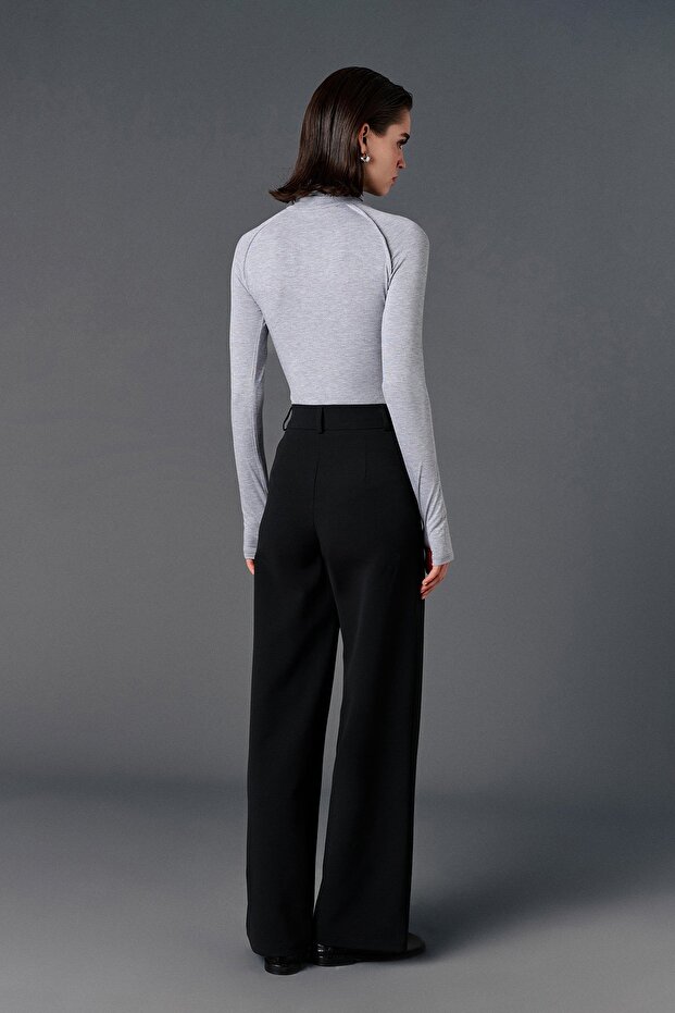 Balıkçı yaka basic bluz - 4