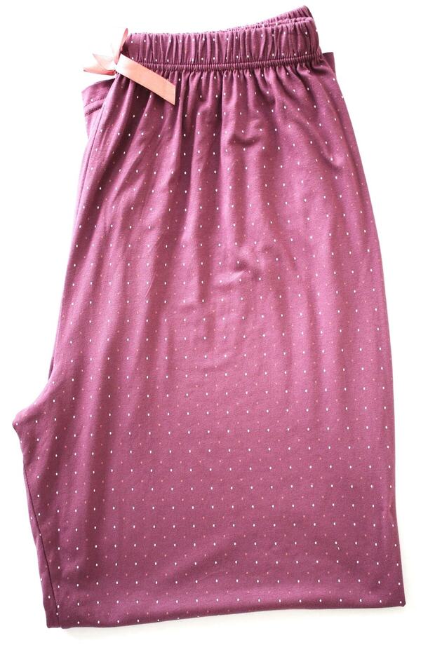 Plus Size Pajama Bottoms Modal Fabric Modern Quality Aesthetic Purple Women's Pajama Bottoms