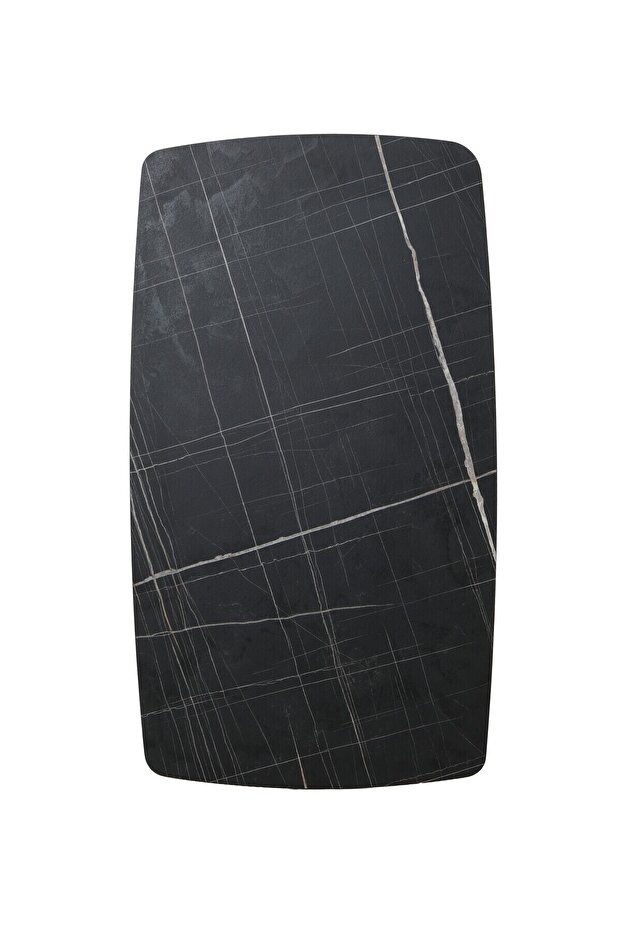 80X138 Siyah-Ceviz(Sadece Masa) Salon ve Mutfak Masası Viktoria Model - 7