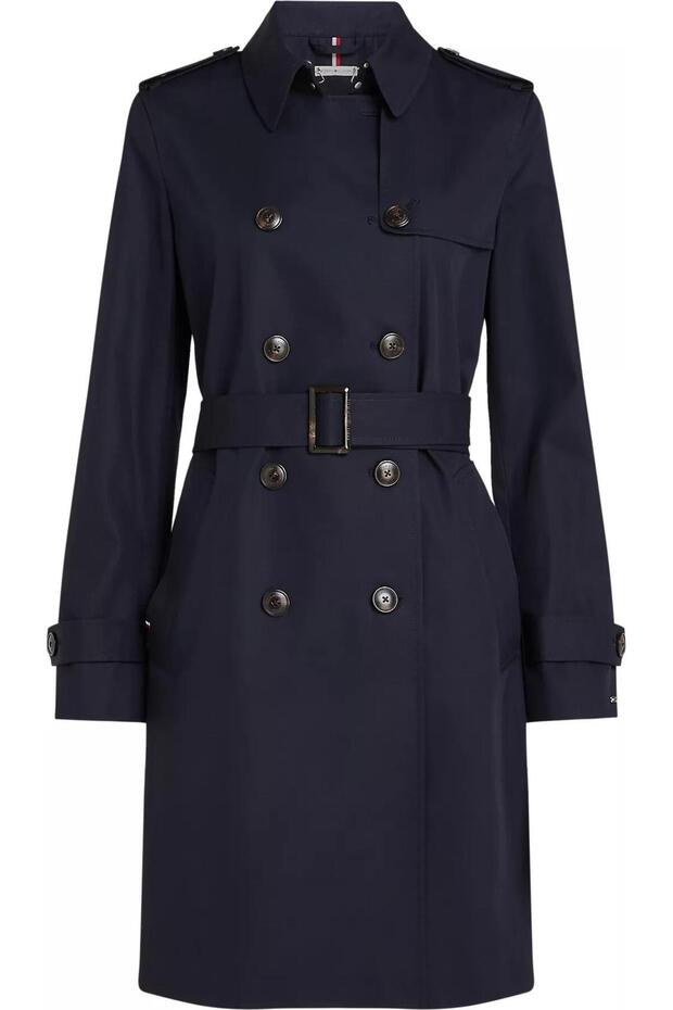 Cotton Db Slim Fit Trench