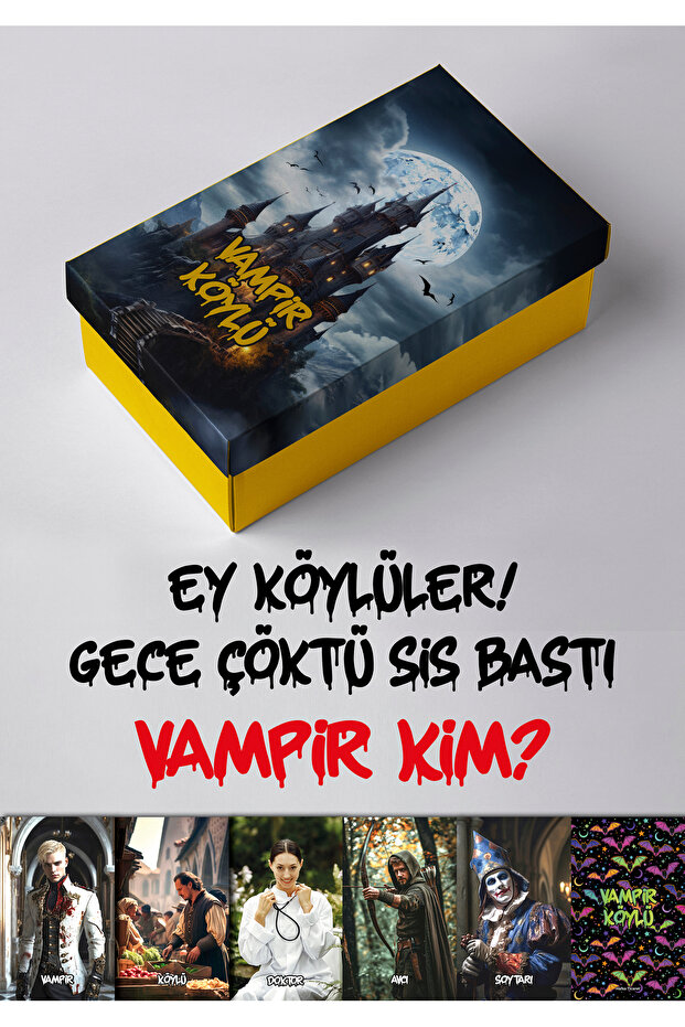 Vampire Villager Playing Card (Special Boxed) L Christmas Game L Group Game L Fun Party Game