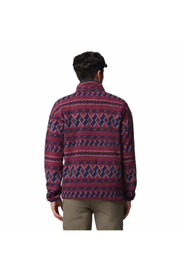 Helvetia II Printed Half Snap Erkek Polar Üst - 2