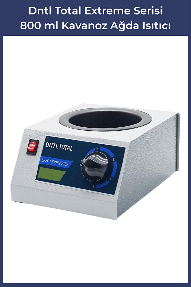 DntlTotal Extreme Serisi 800 ml Konserve Profesyonel Kuaför/Berber Ağda Makinesi - 1