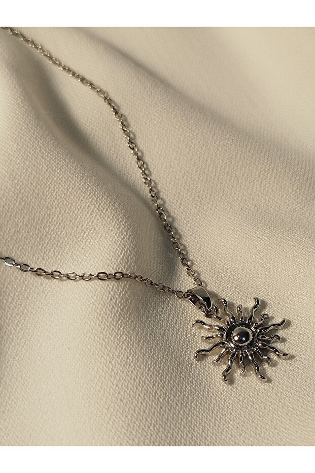 Güneş Çelik Kolye - 1