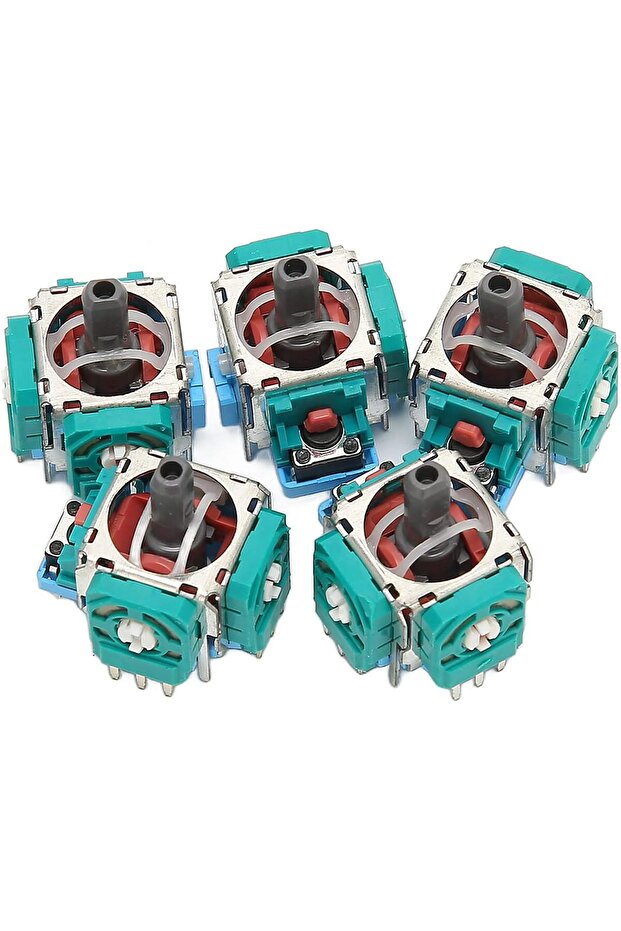 5 قطع من عصا التحكم البديلة لعصا التحكم ثلاثية الأبعاد ووحدة التحكم التناظرية لوحدة التحكم في الألعاب - 1