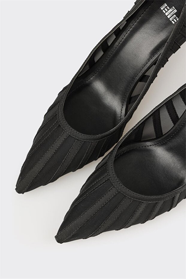 Siyah Kadın Stiletto - 4