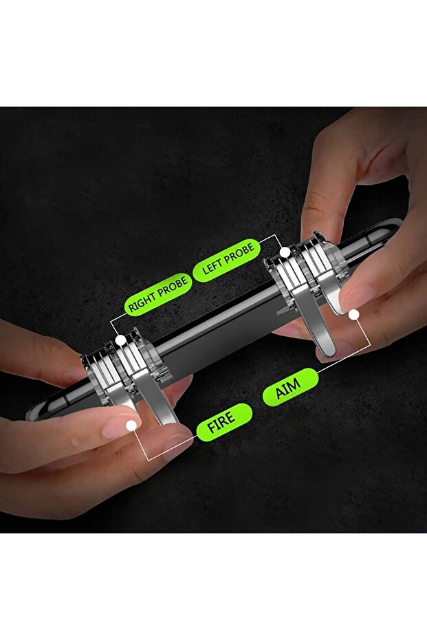 Mobile Controller 1 Pair Mobile Game Triggers Mobile Phone Controller 6 Fingers Operation Phone - 5