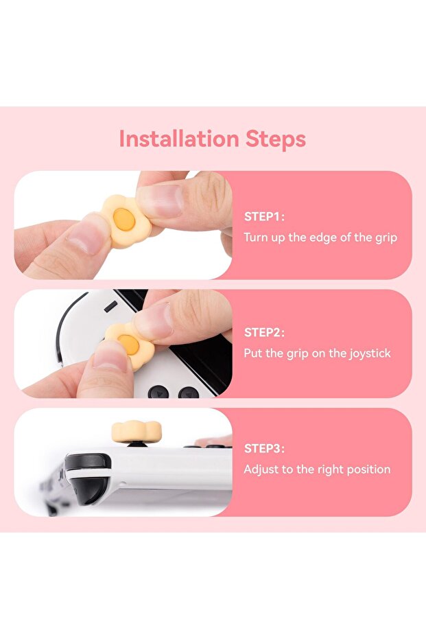 Cross D Pad Button Caps Thumb Grips Set Silicone Abxy Key Buttons Sticker Compatible Switch/Oled - 5