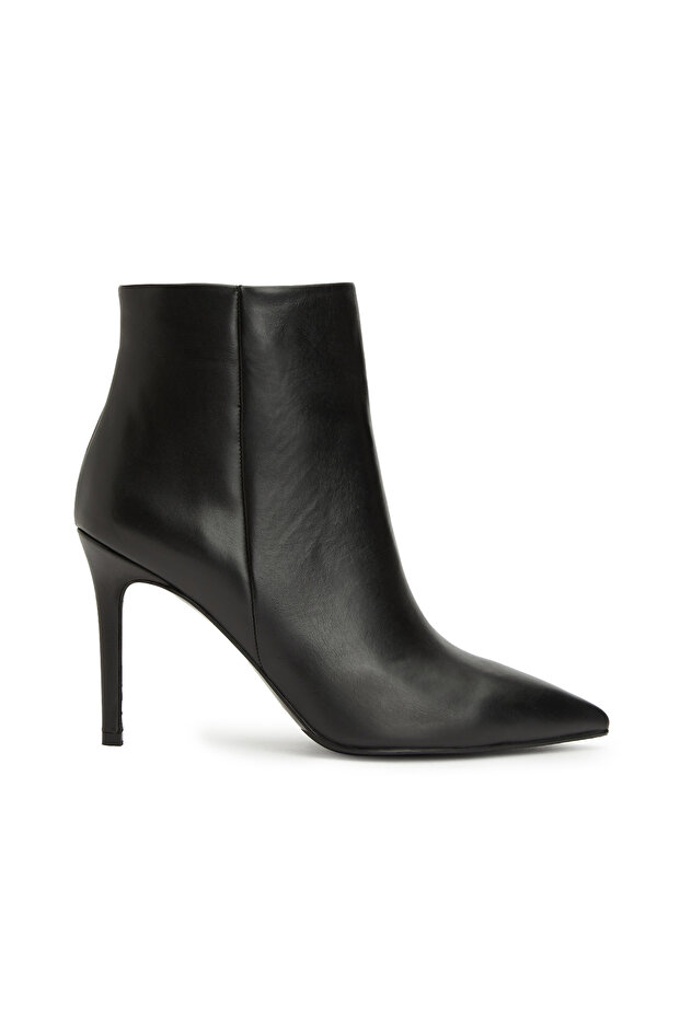 Siyah Kadın Deri Bot - 2