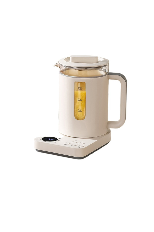 1.2L Electric Glass Kettle with Temperature Control – Tea Infuser Health Pot for Home Use
