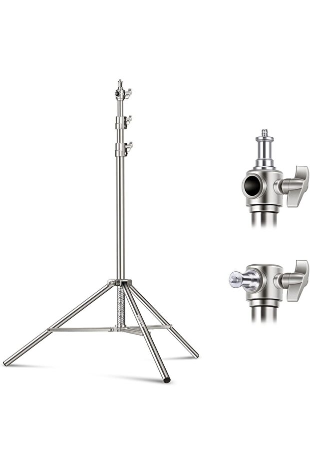 7.2ft/2.2m Stainless Steel Light Stand