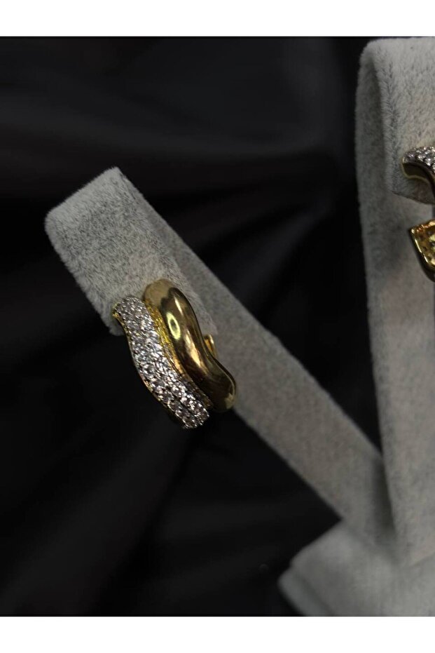 TAŞLI ÇELİK KÜPE - 2