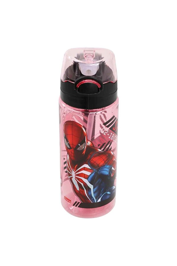 Water Bottle 500 ml Red Color 1 Piece Boy's Spiderman Licensed Water Bottle School Water Bottle