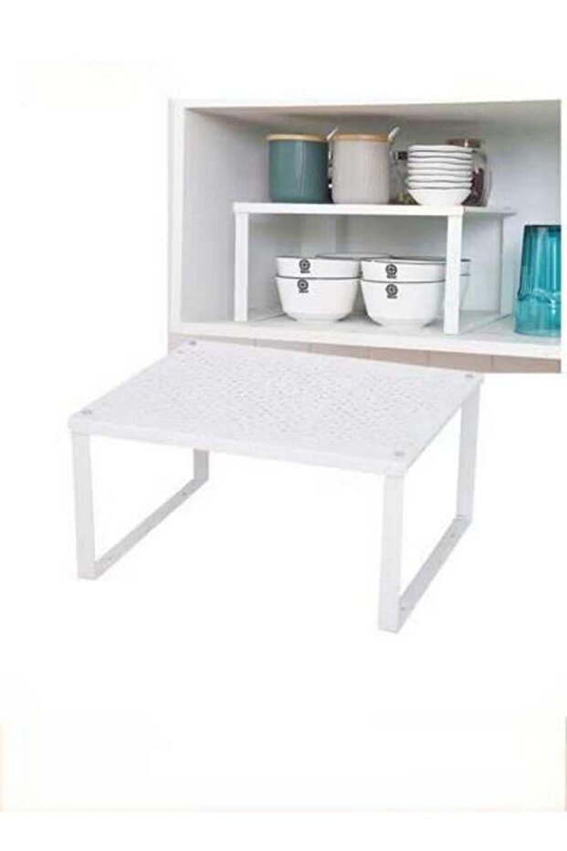 منظم رفوف المطبخ العامة القابلة للتكديس - 1