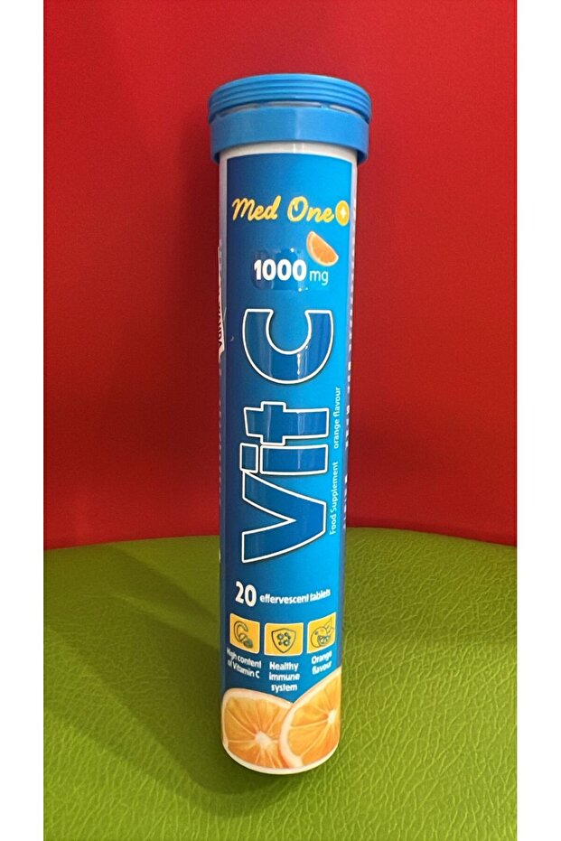 VIT C 1000 MG EFFERVESCENT TABLET ORANGE FLAVOUR 20'S