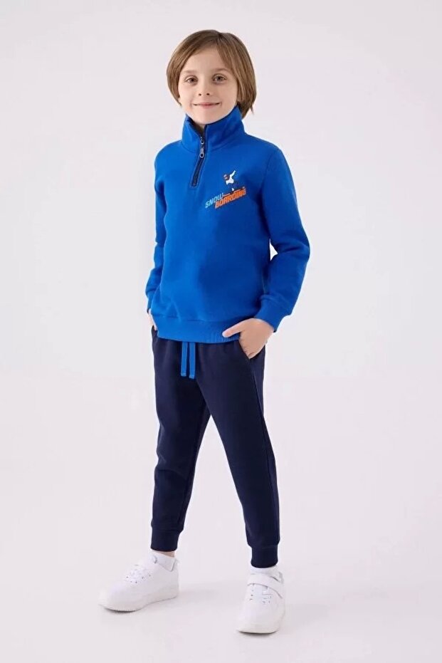 طقم رياضي للأولاد - كوبالت - 1