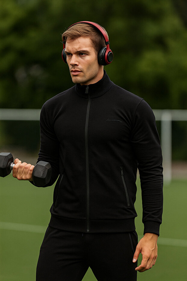 Men's Zippered Tracksuit Set– Sportswear and Casual Outerwear Wide Size Range S-6Xl