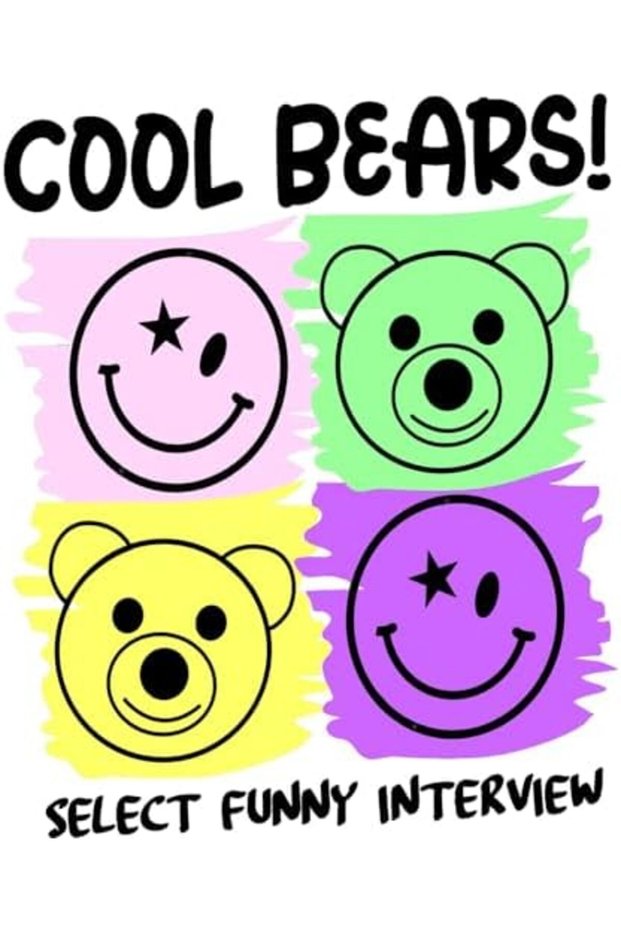 Cute Cartoon Bear Stickers by Today Idea - PVC Waterproof Stickers 30x40 cm