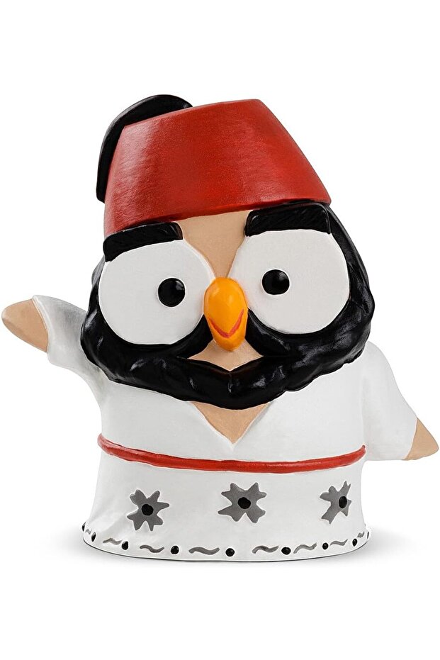 Figurine Goofi Cultural – Hand-Painted Decorative Owl Figurines for Home Decor | Collectible