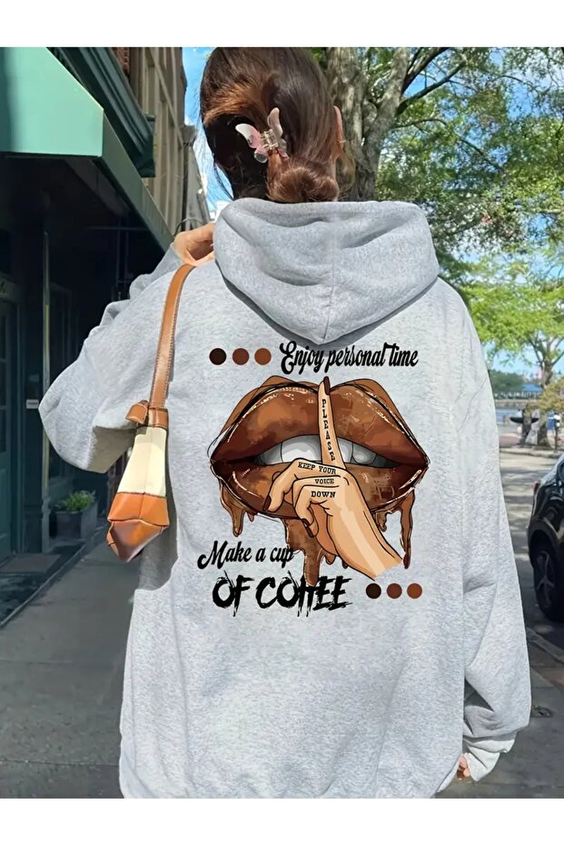 يرجى حفظ سويت شيرتك المطبوع ذو الحجم الكبير - 1