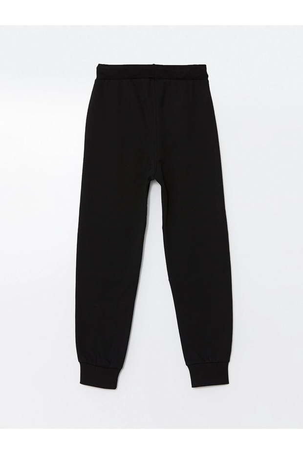 LCW Kids Siyah Beli Lastikli Erkek Çocuk Jogger Eşofman Altı - 3