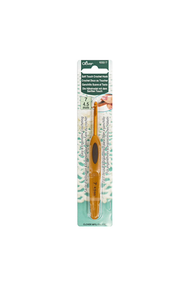 Soft Touch Crochet Hook Yumuşak Saplı Yün Tığ 4.5 mm - 1