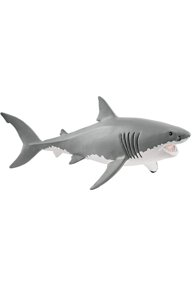 14804 Great White Shark Figurine – Realistic Ocean Predator Model for Kids (Ages 3+)