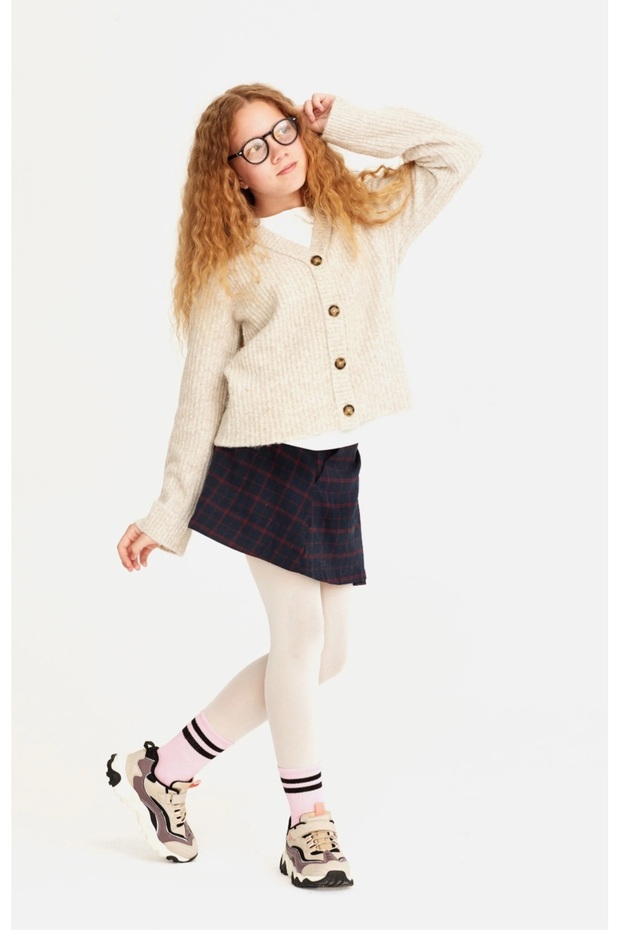Pote Girl's Beige Fillet Outdoor Shoes