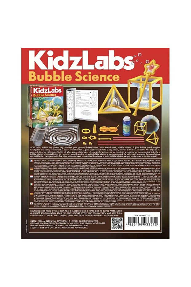 KidzLabs Bubble Science Learning Activity Set - 2
