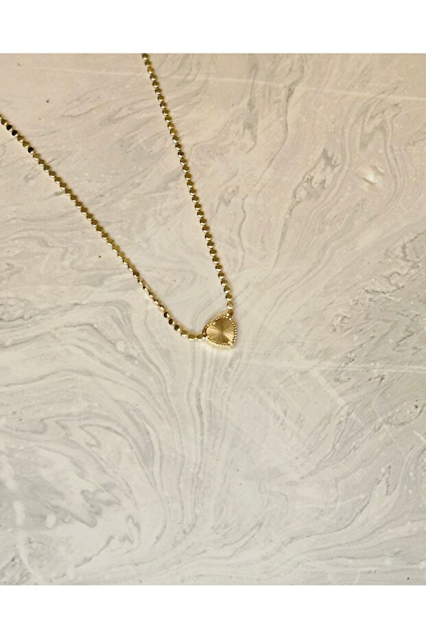 Heart Gold Color Necklace