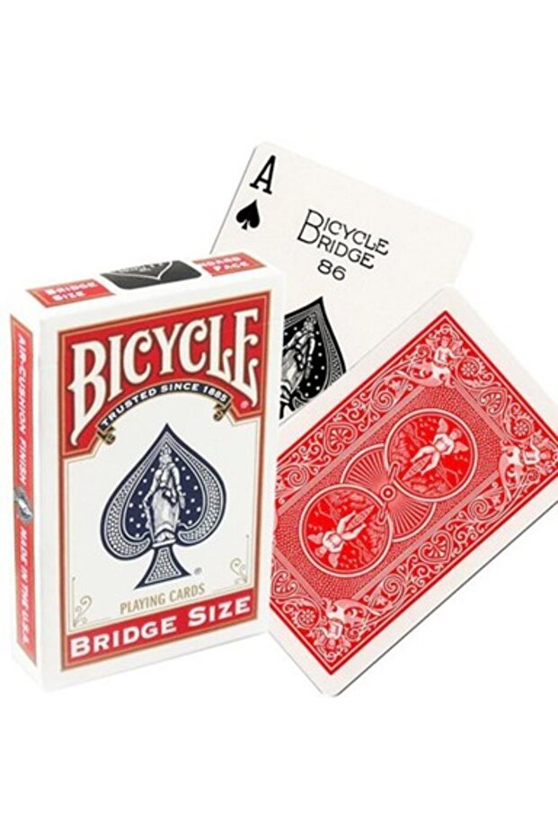 Bicycle Rider Back Bridge Size Red Red Bridge Playing Card Deck of Playing Cards