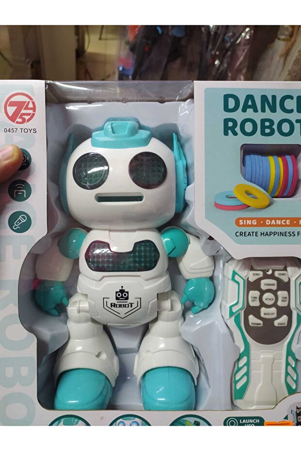 oyuncak kumandalı dans eden robot köpek - 1