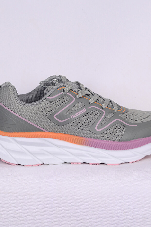 900606-1100 TAUCAN Yüksek Taban Fileli Kadın Antrenman Gri Spor Ayakkabısı - 4