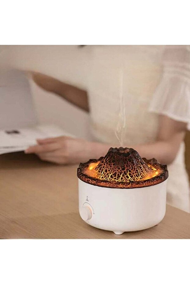 Volcano Shaped Aroma Diffuser With Remote Control - 1