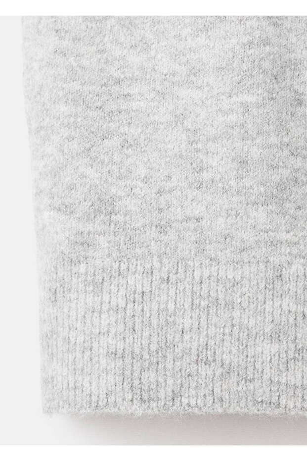 İşlemeli triko yelek - 6