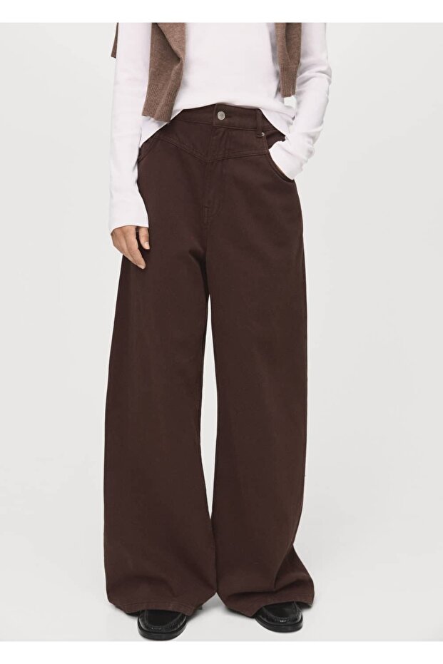 Wide Leg, Loose Fit, Mid-Rise Jeans