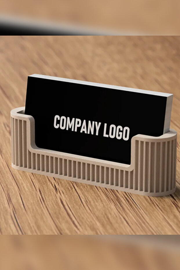 Desktop Business Card Holder | Stylish and Modern Business Card Organizer | Office Desk Accessory