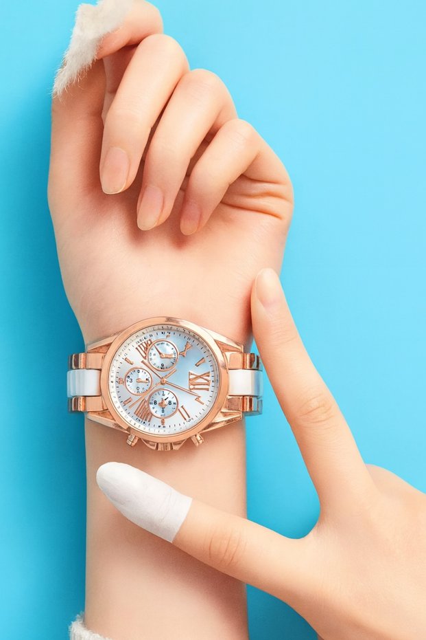 Stylish Colorful Women's Wristwatch with Roman Numerals