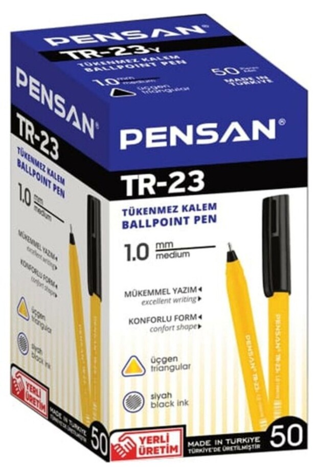 Pensan tr-23 triangle ball pen 50 pieces