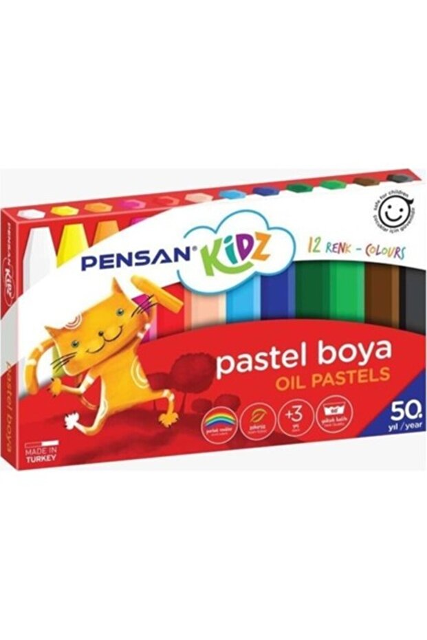12 Renk Pastel Boya - 1