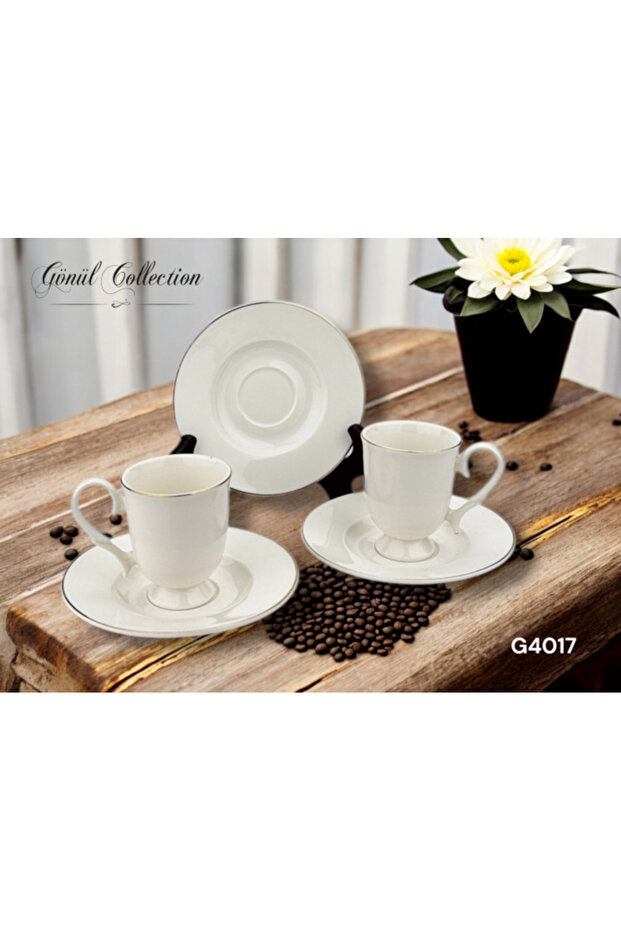 6 Kişilik Kahve Fincanı Takımı - 1