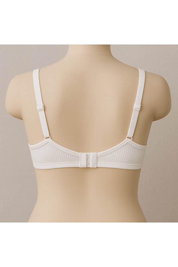 Fitilli Dikişsiz Basic Sütyen - 2